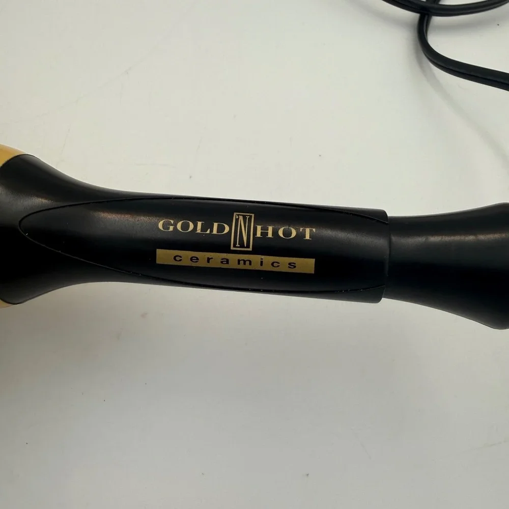Gold N Hot Ceramic Professional 2 Inch Curling Iron Gold Black DS-719I/16